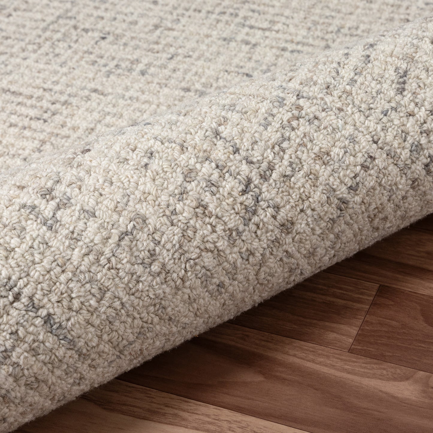 Criss Cross-82200 Contemporary Hand-Tufted Rust/Beige Cotton Indoor Area Rug - LR Home
