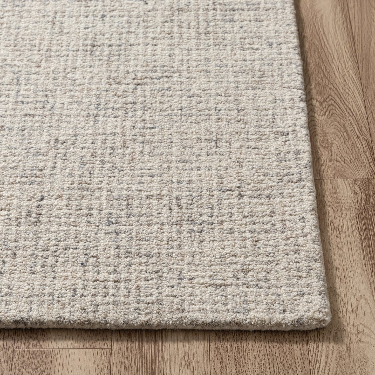 Criss Cross-82200 Contemporary Hand-Tufted Rust/Beige Cotton Indoor Area Rug - LR Home