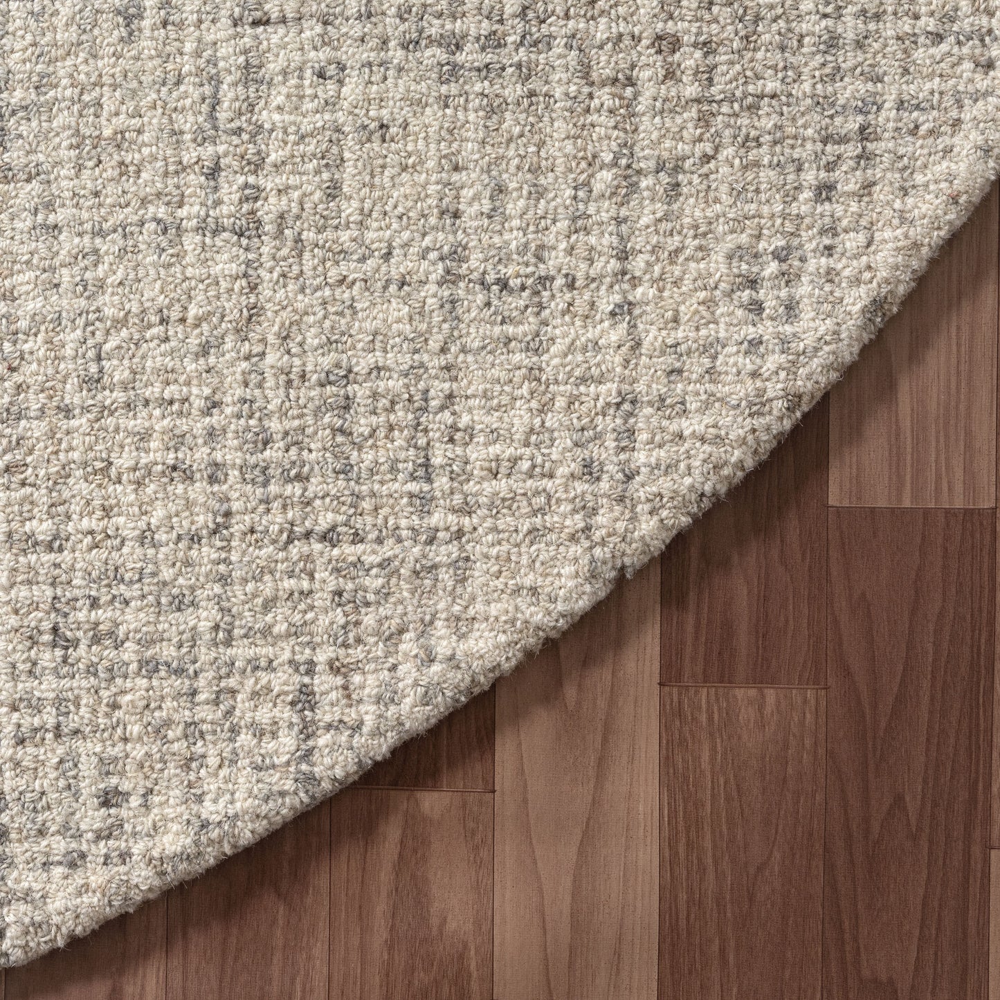 Criss Cross-82200 Contemporary Hand-Tufted Rust/Beige Cotton Indoor Area Rug - LR Home