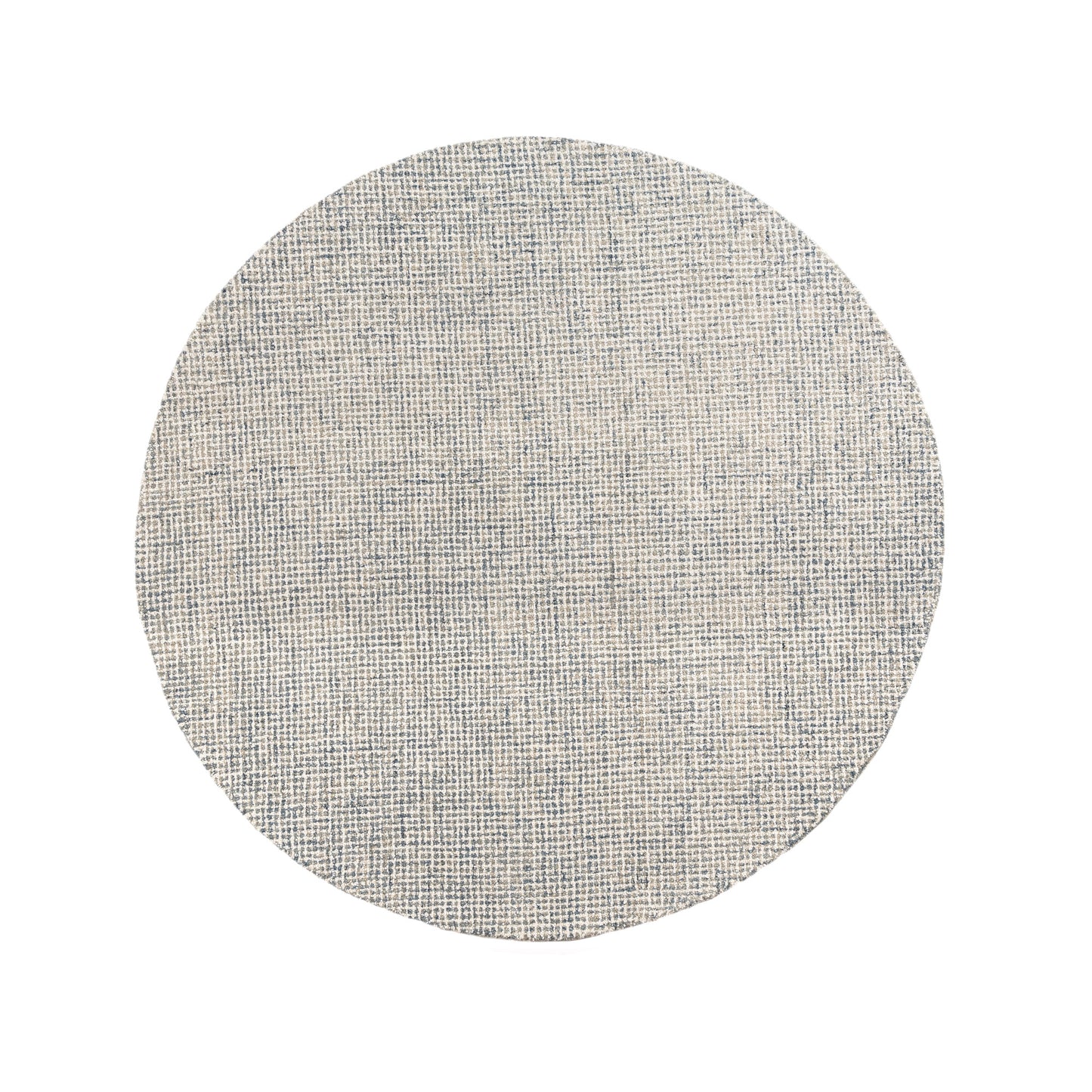 Criss Cross-82202 Contemporary Hand-Tufted Teal/Cream Cotton Indoor Area Rug - LR Home