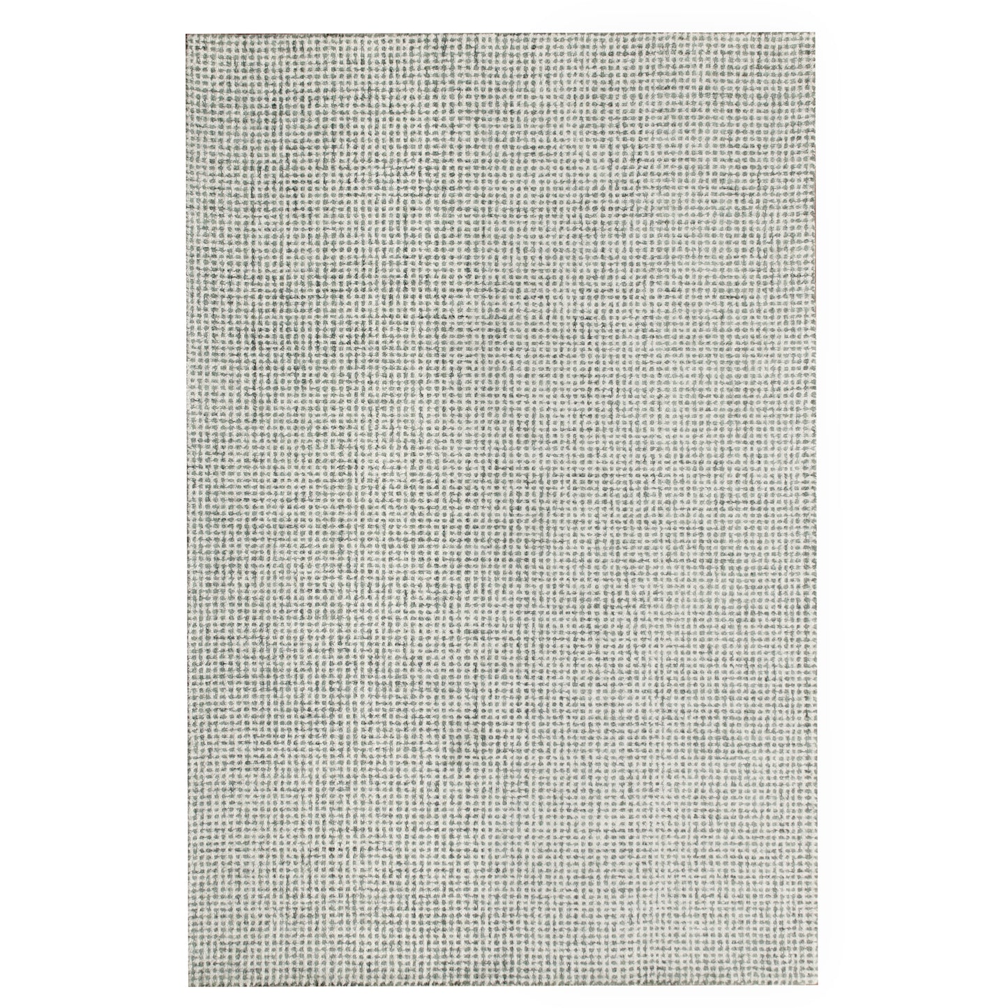 Criss Cross-82376 Contemporary Hand-Tufted Green/ Ivory Cotton Indoor Area Rug - LR Home