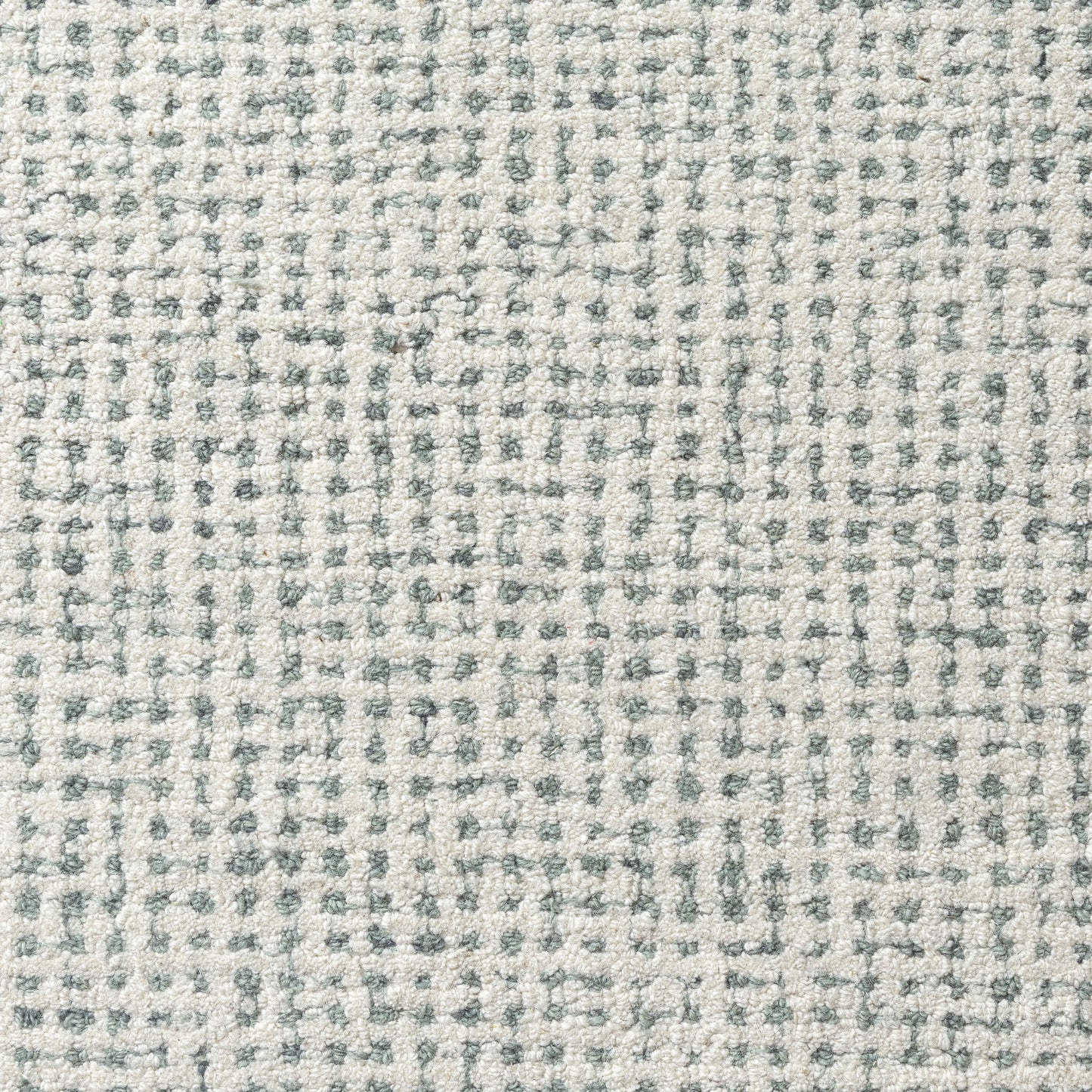 Criss Cross-82376 Contemporary Hand-Tufted Green/ Ivory Cotton Indoor Area Rug - LR Home