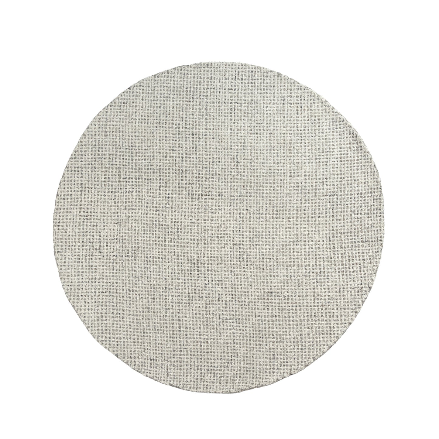 Criss Cross-82378 Contemporary Hand-Tufted Gray/Ivory Cotton Indoor Area Rug - LR Home