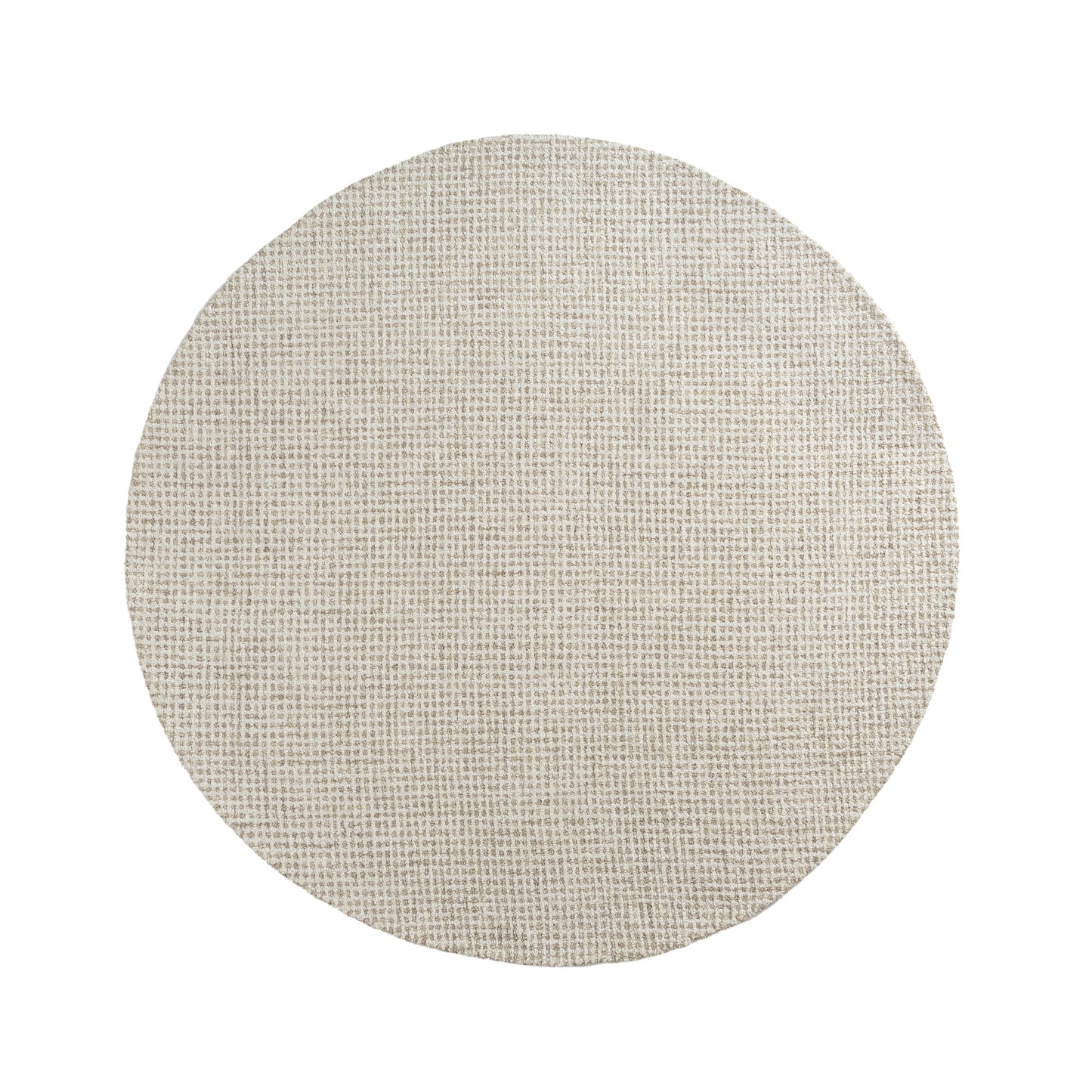 Criss Cross-82380 Contemporary Hand-Tufted Beige/Ivory Cotton Indoor Area Rug - LR Home
