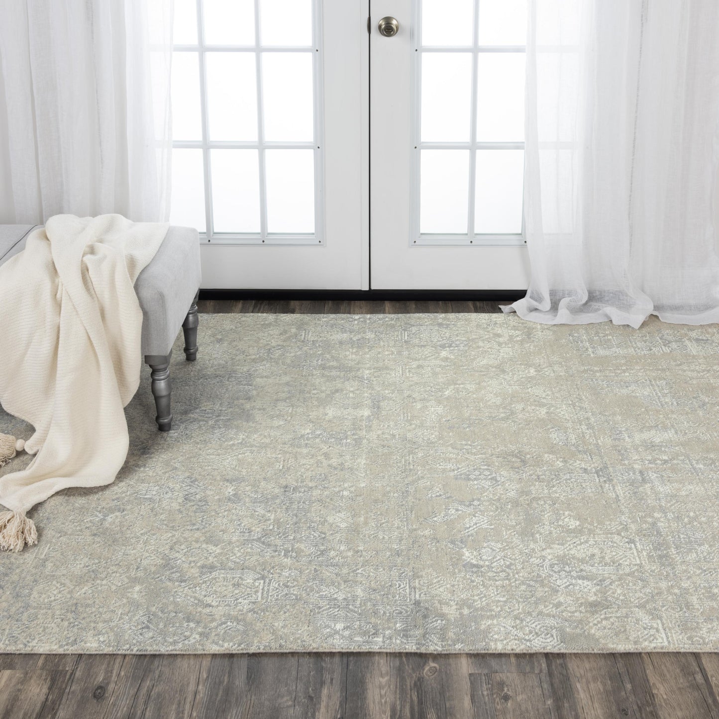 Couture CUT107 Gray/Taupe Hybrid Rug - Rizzy