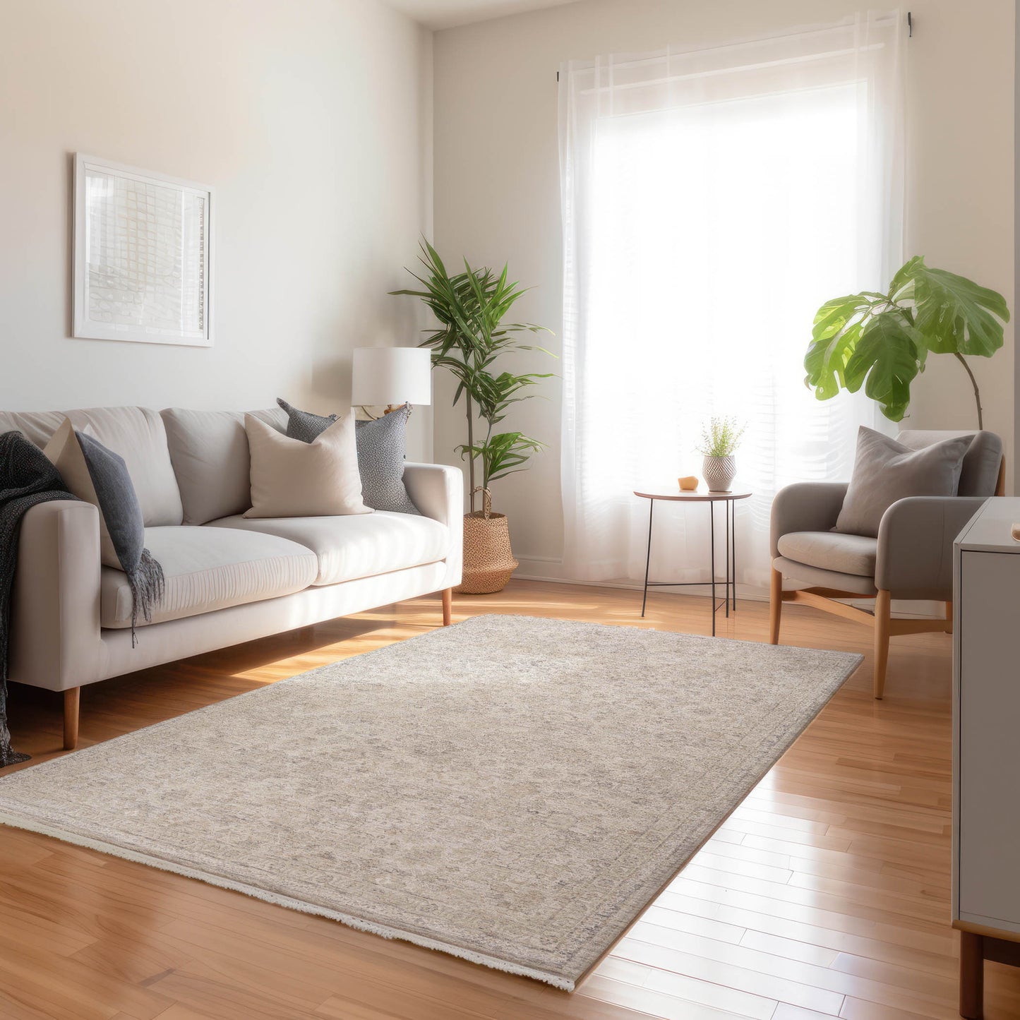 Machine Made Cyprus CY10 Gray - Dalyn Rugs