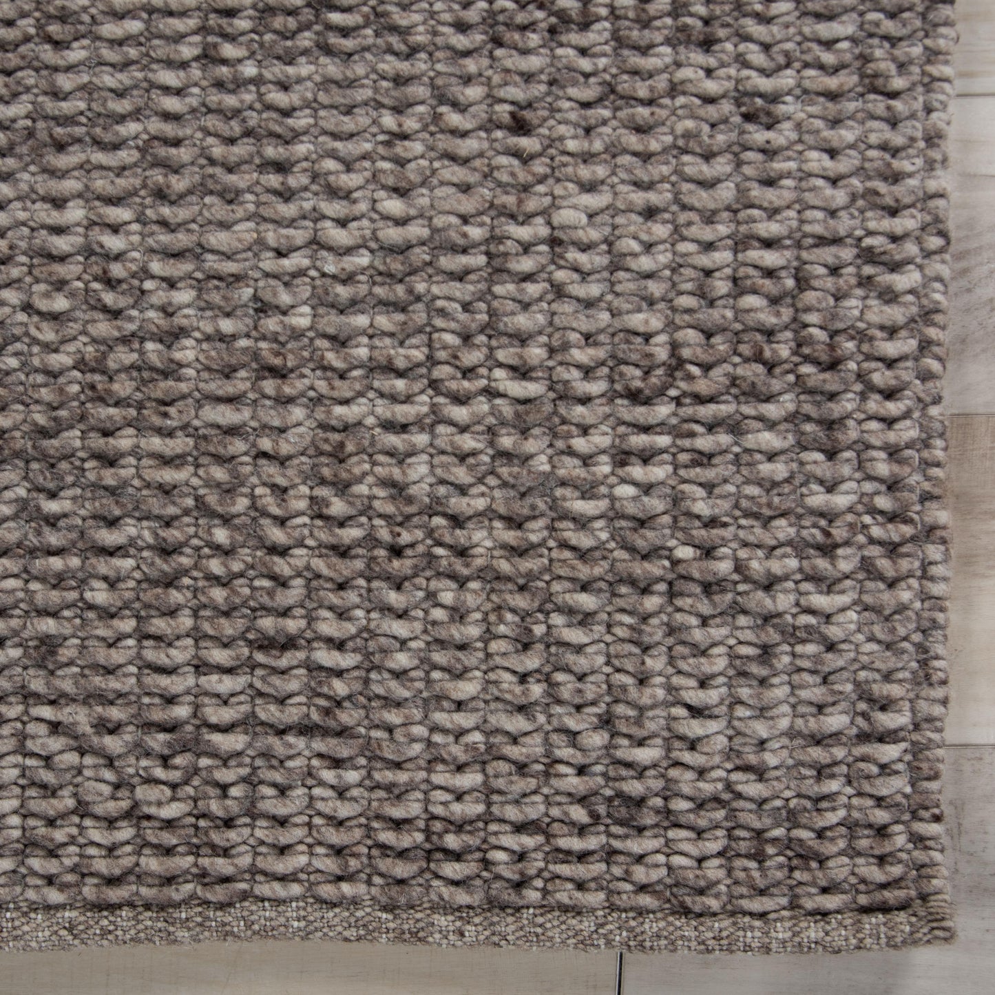 Cozy CZY111 Brown Hand Woven Rug - Rizzy