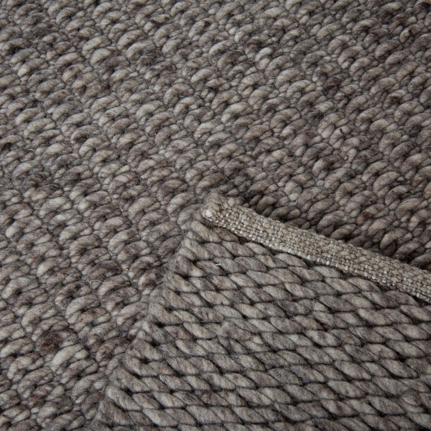 Cozy CZY111 Brown Hand Woven Rug - Rizzy