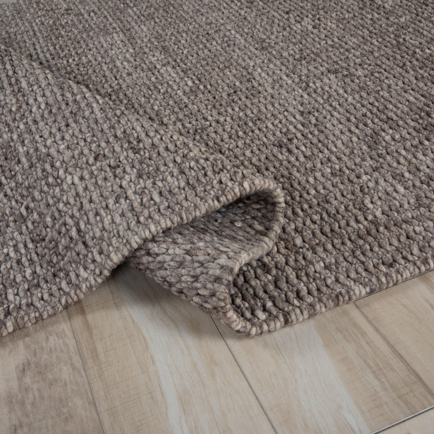 Cozy CZY111 Brown Hand Woven Rug - Rizzy