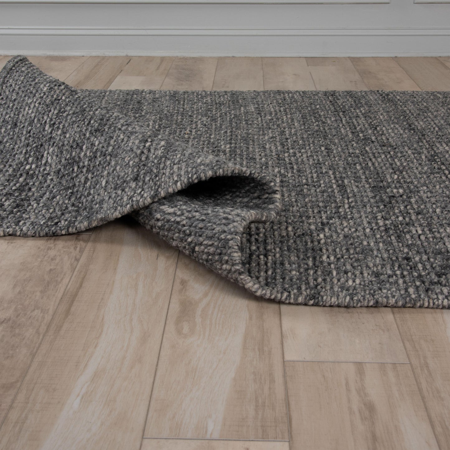 Cozy CZY112 Gray Hand Woven Rug - Rizzy