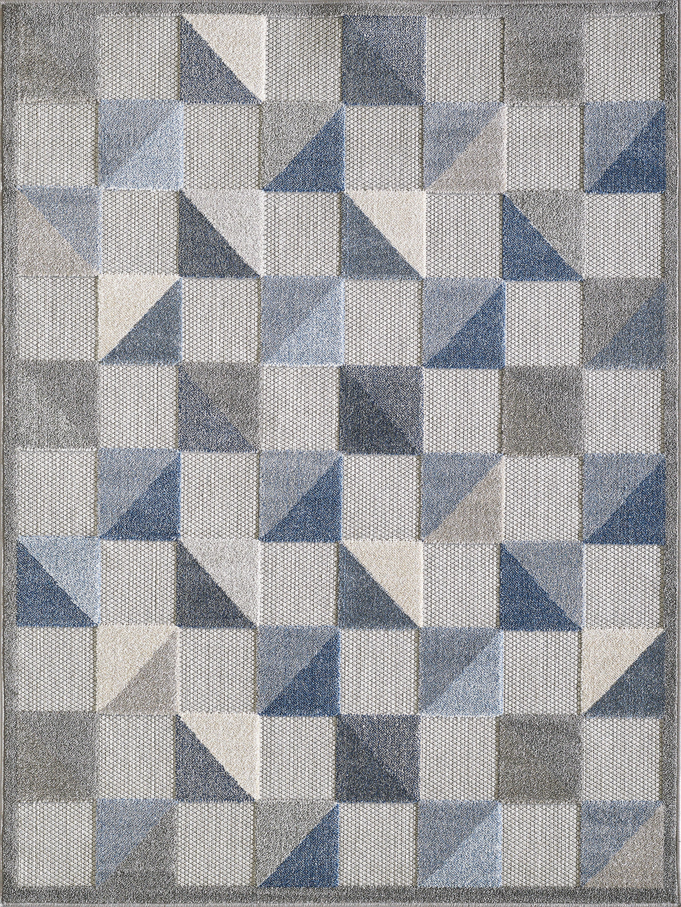 Calla Rugs Calla 6923 Blue Scope Machine Woven Performance Area Rug - KAS – Rug ...