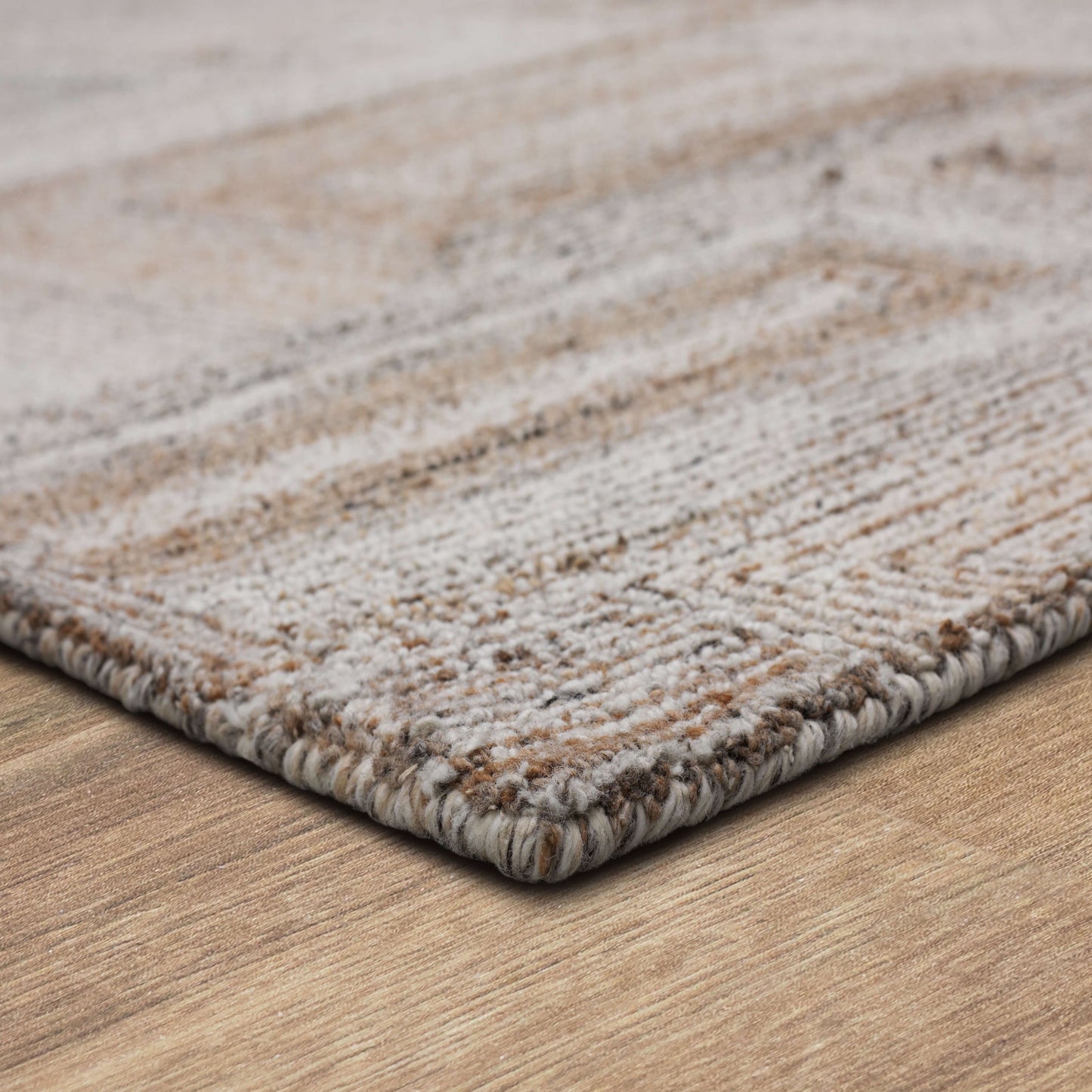Cloverdale Beige Steel Area Rug - Karastan