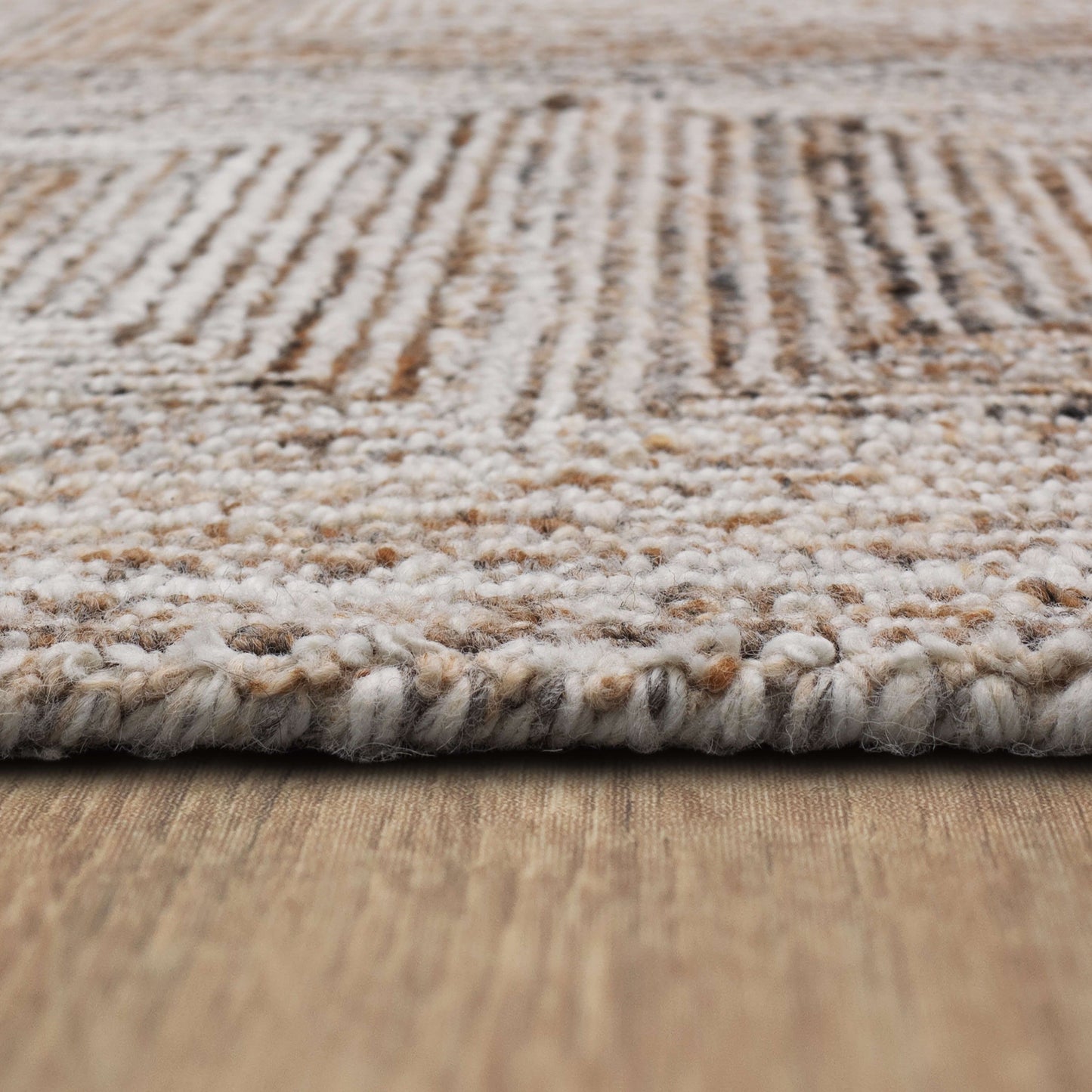 Cloverdale Beige Steel Area Rug - Karastan