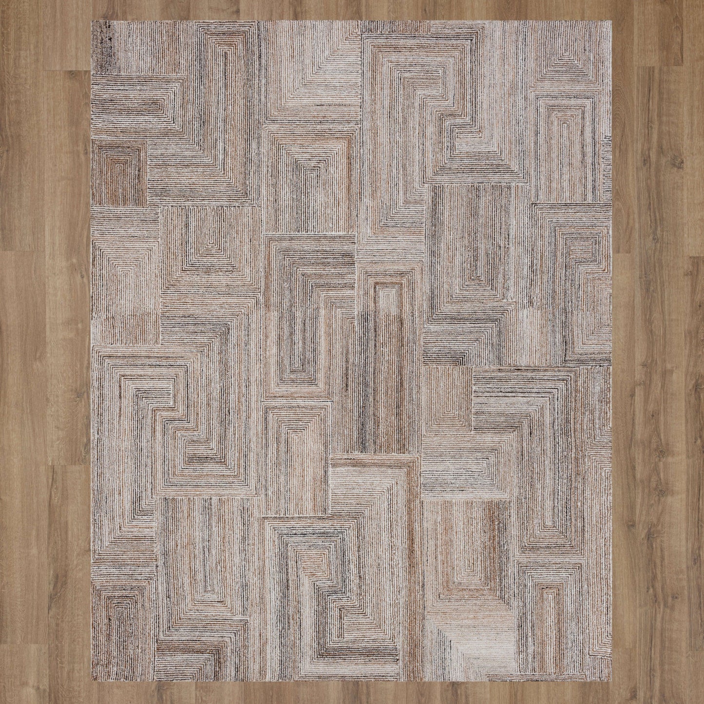 Cloverdale Beige Steel Area Rug - Karastan