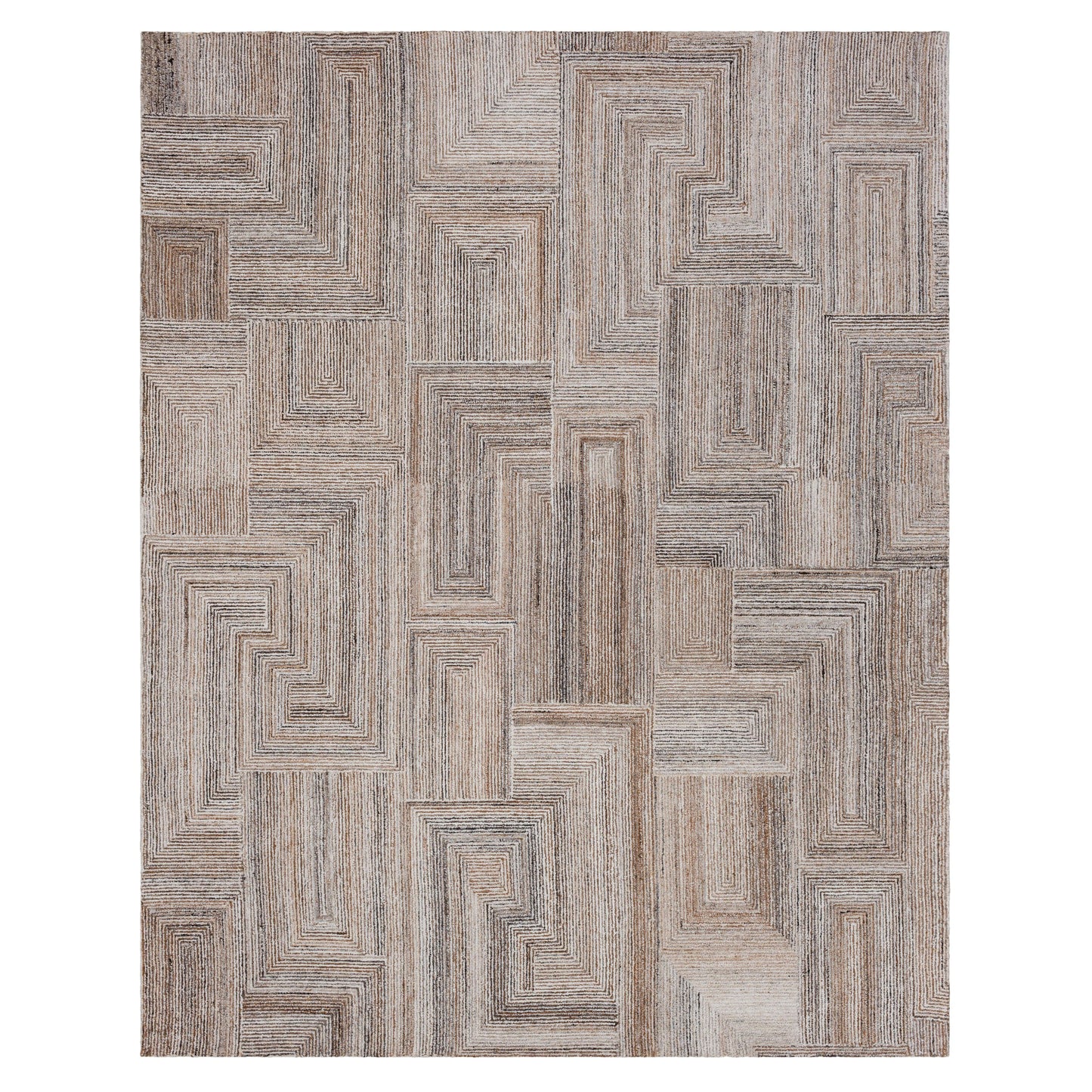 Cloverdale Beige Steel Area Rug - Karastan