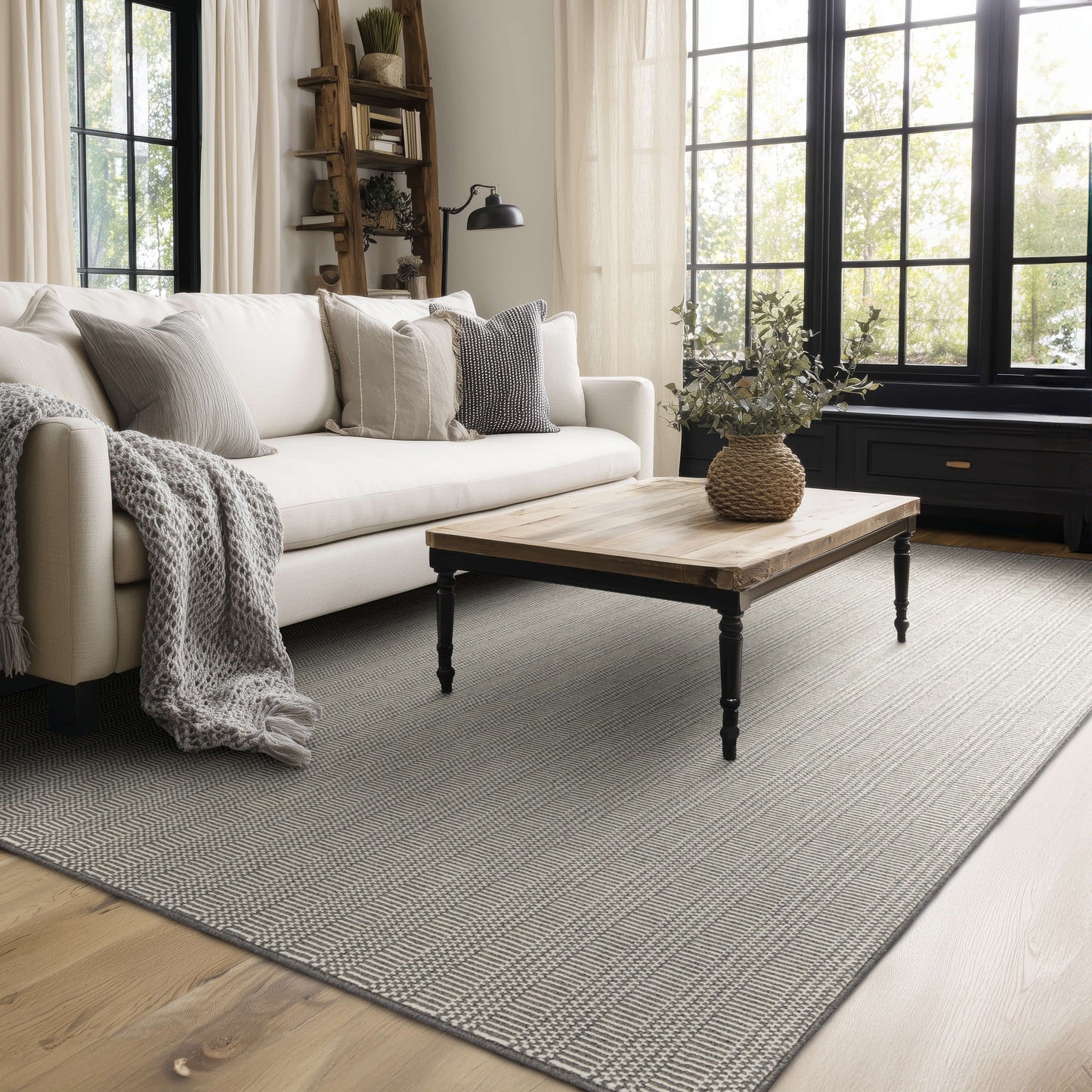 Collinsworth Grey Area Rug - Karastan