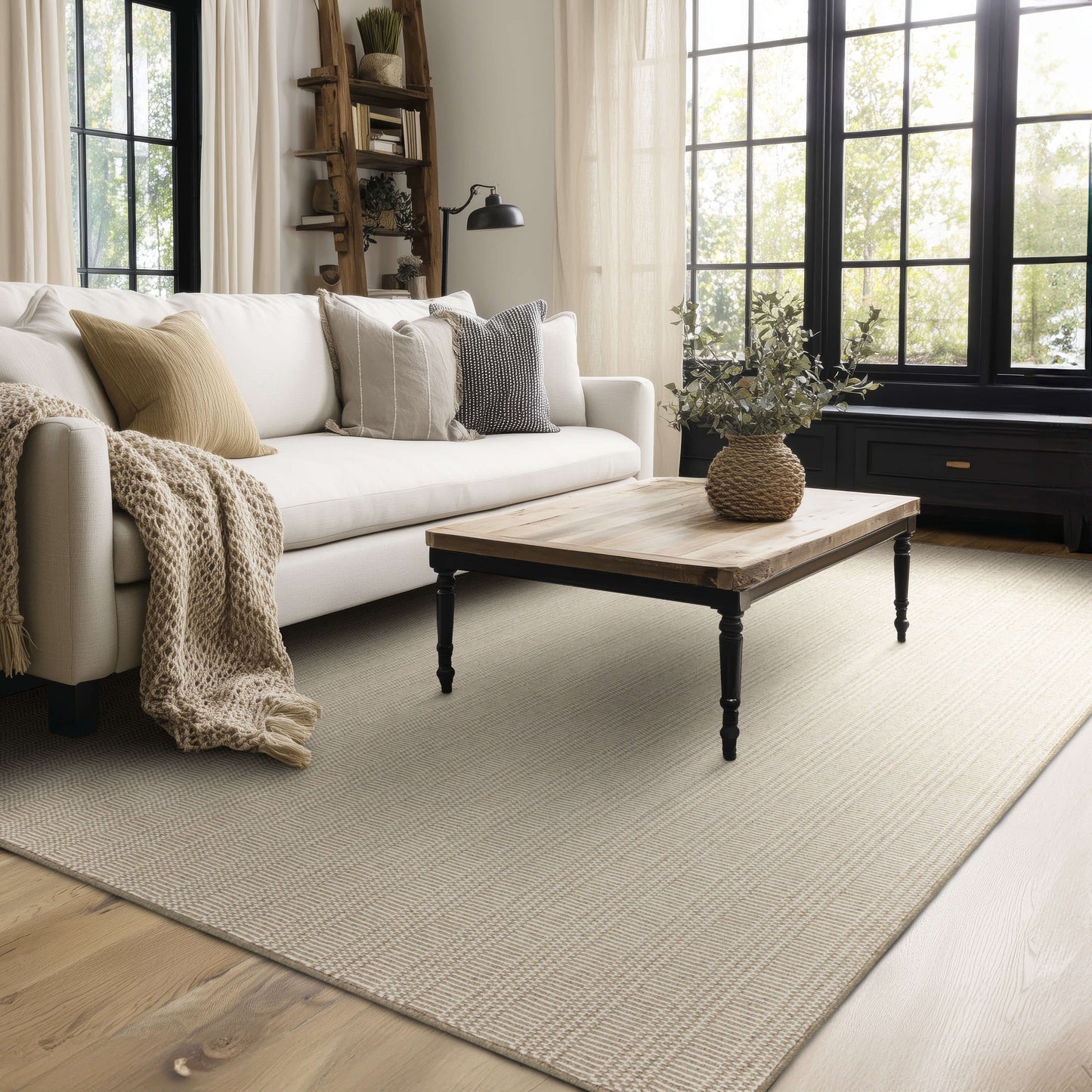 Collinsworth Taupe Area Rug - Karastan