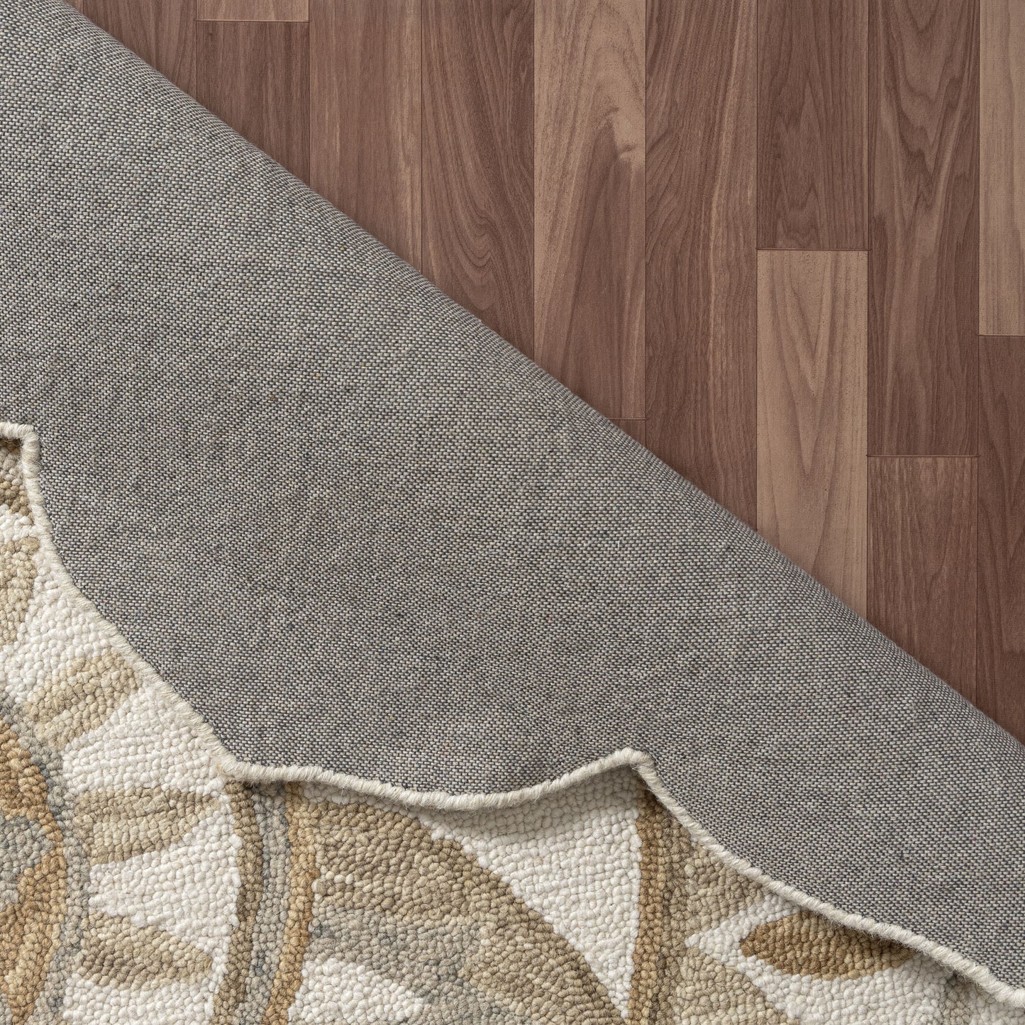 DAZZL-54085 Transitional/Casual Hand-Tufted Ivory/Butternut Wool Indoor Area Rugs - LR Home