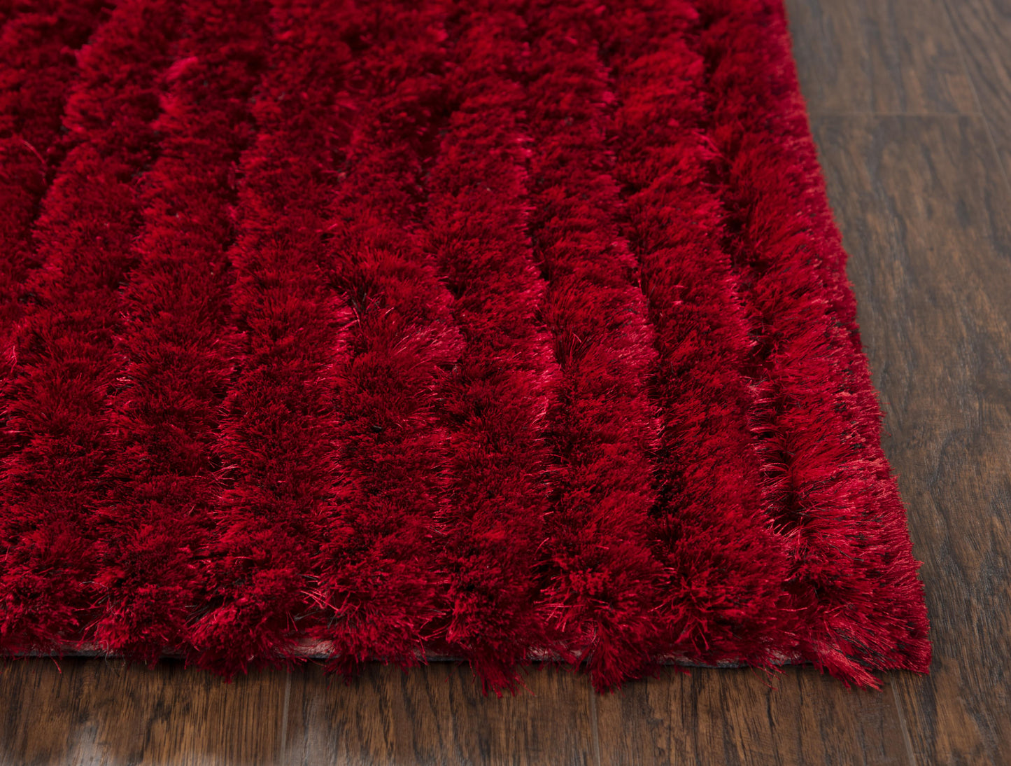 Dora DRA103 Red Hand-Tufted Rug - Rizzy