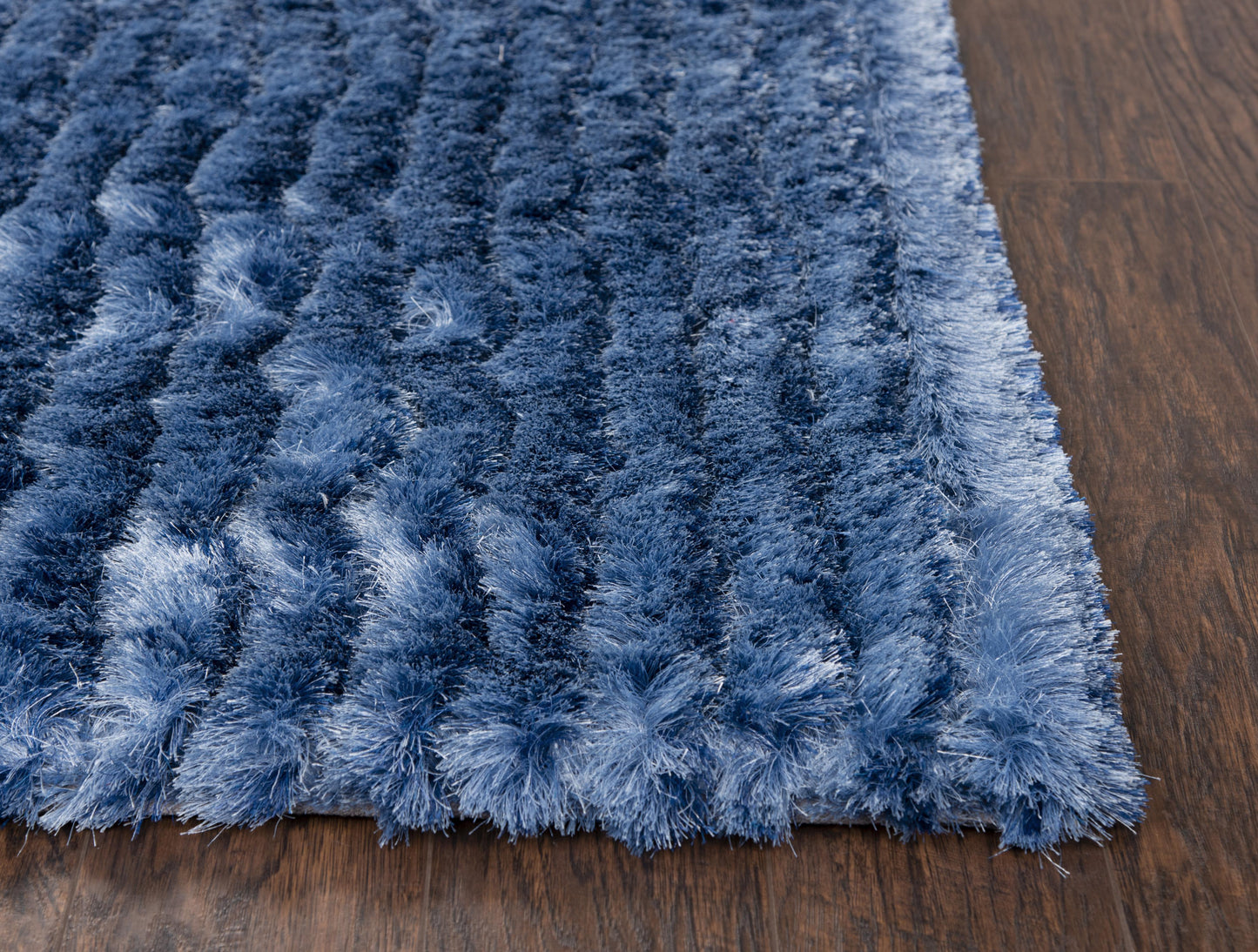 Dora DRA104 Blue Hand-Tufted Rug - Rizzy