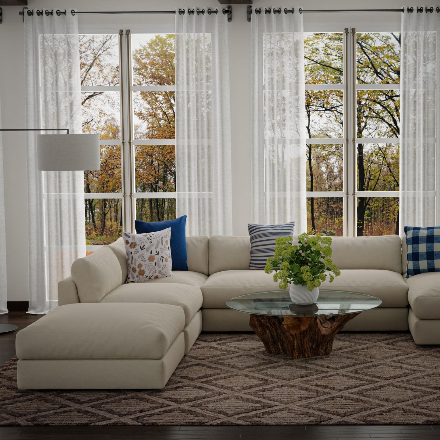 Driftwood DRI688 Brown Hand-Tufted Rug - Rizzy