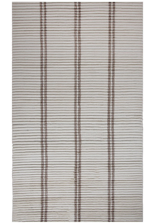 Dream DRM243 Ivory/Brown Hand Loomed Rug - Rizzy