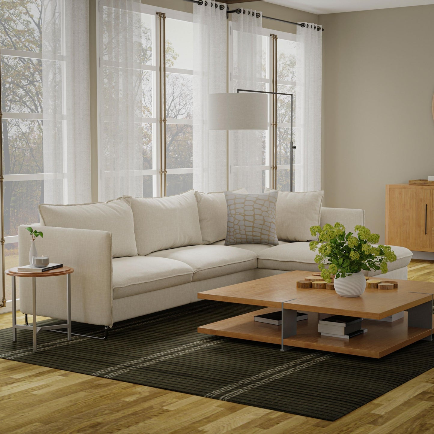 Dream DRM244 Green Hand Loomed Rug - Rizzy