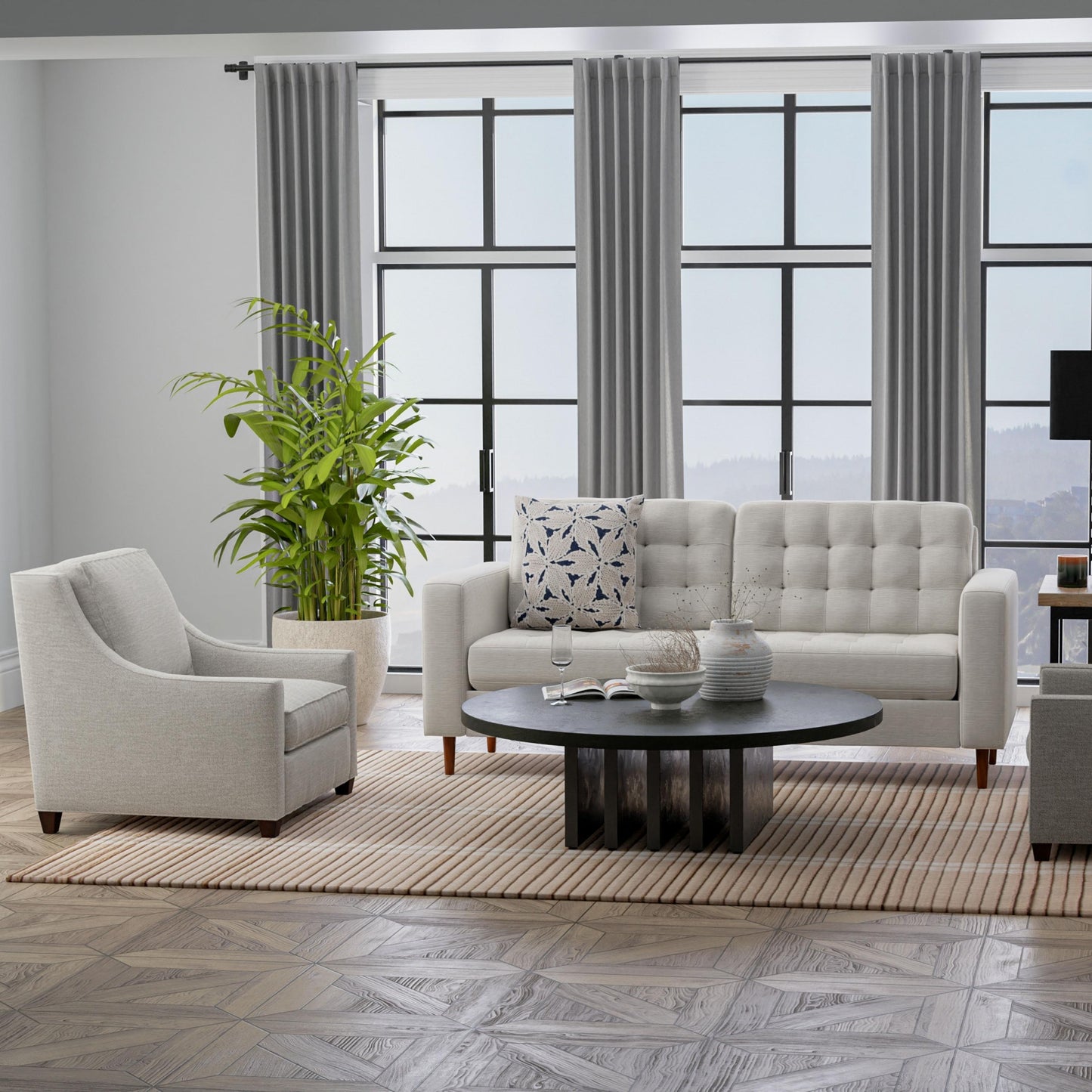 Dream DRM245 Taupe Hand Loomed Rug - Rizzy