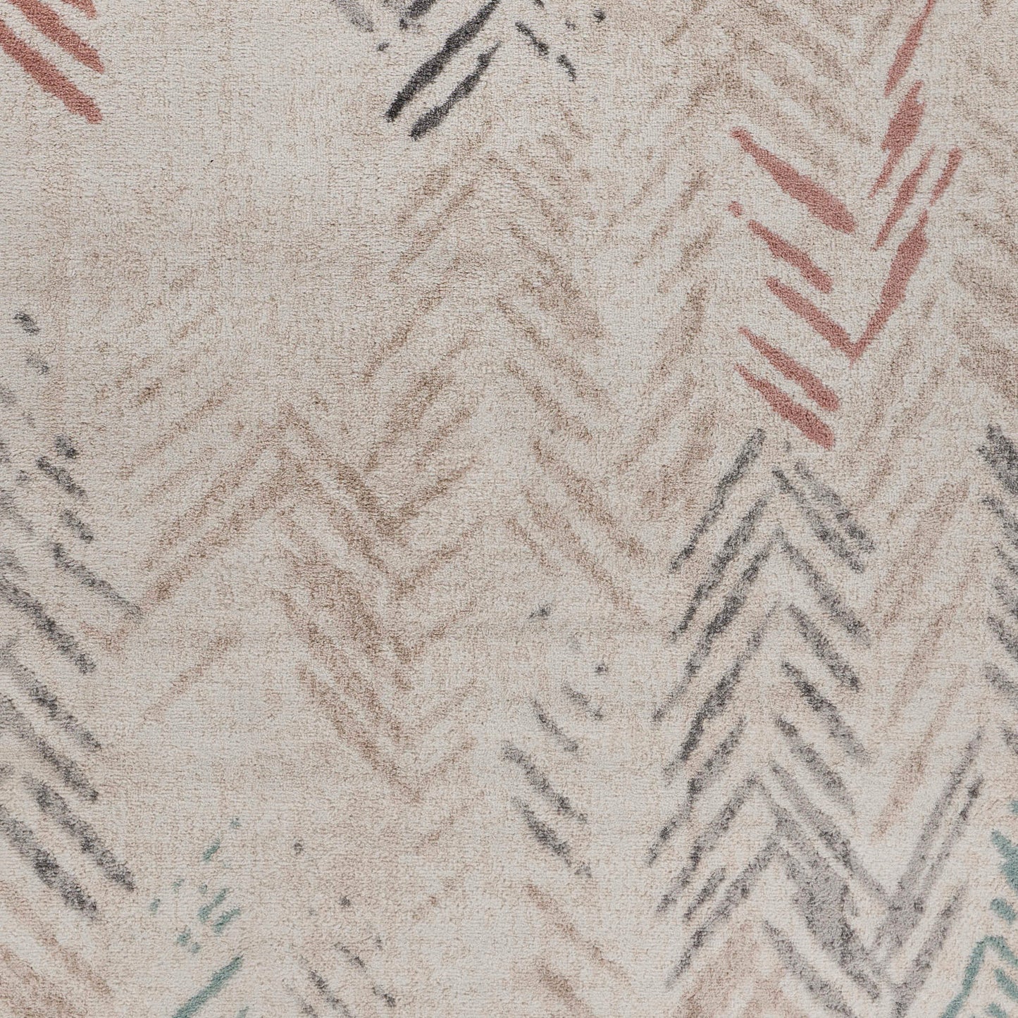 DUNEC-81661 Bohemian/Eclectic Machine Made Ivory/Beige/Pink/Teal/Gray  Polypropylene Indoor Area Rugs - LR Home