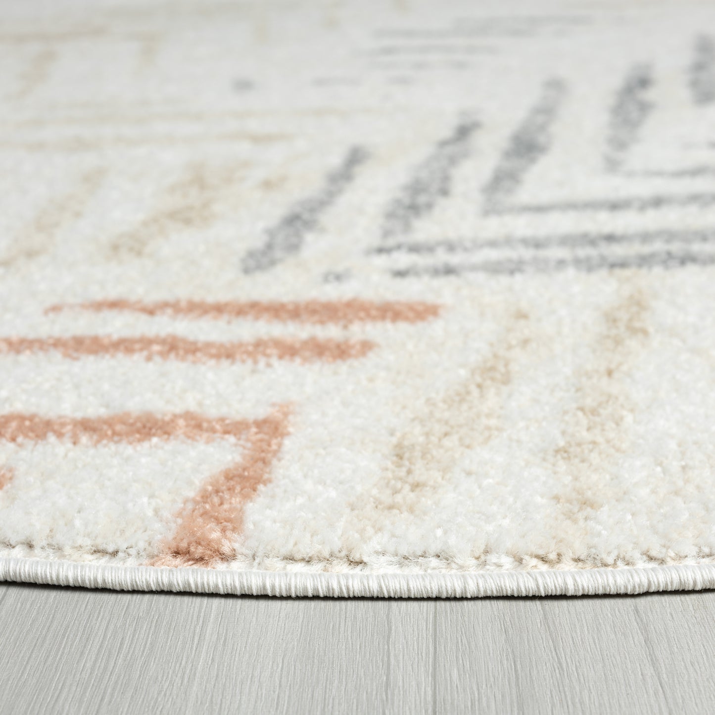 DUNEC-81661 Bohemian/Eclectic Machine Made Ivory/Beige/Pink/Teal/Gray  Polypropylene Indoor Area Rugs - LR Home