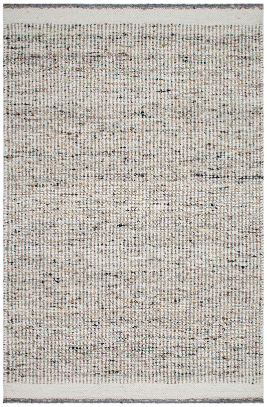 Darcy 2505 Ivory Taupe Hand Knotted Performance Area Rug - KAS