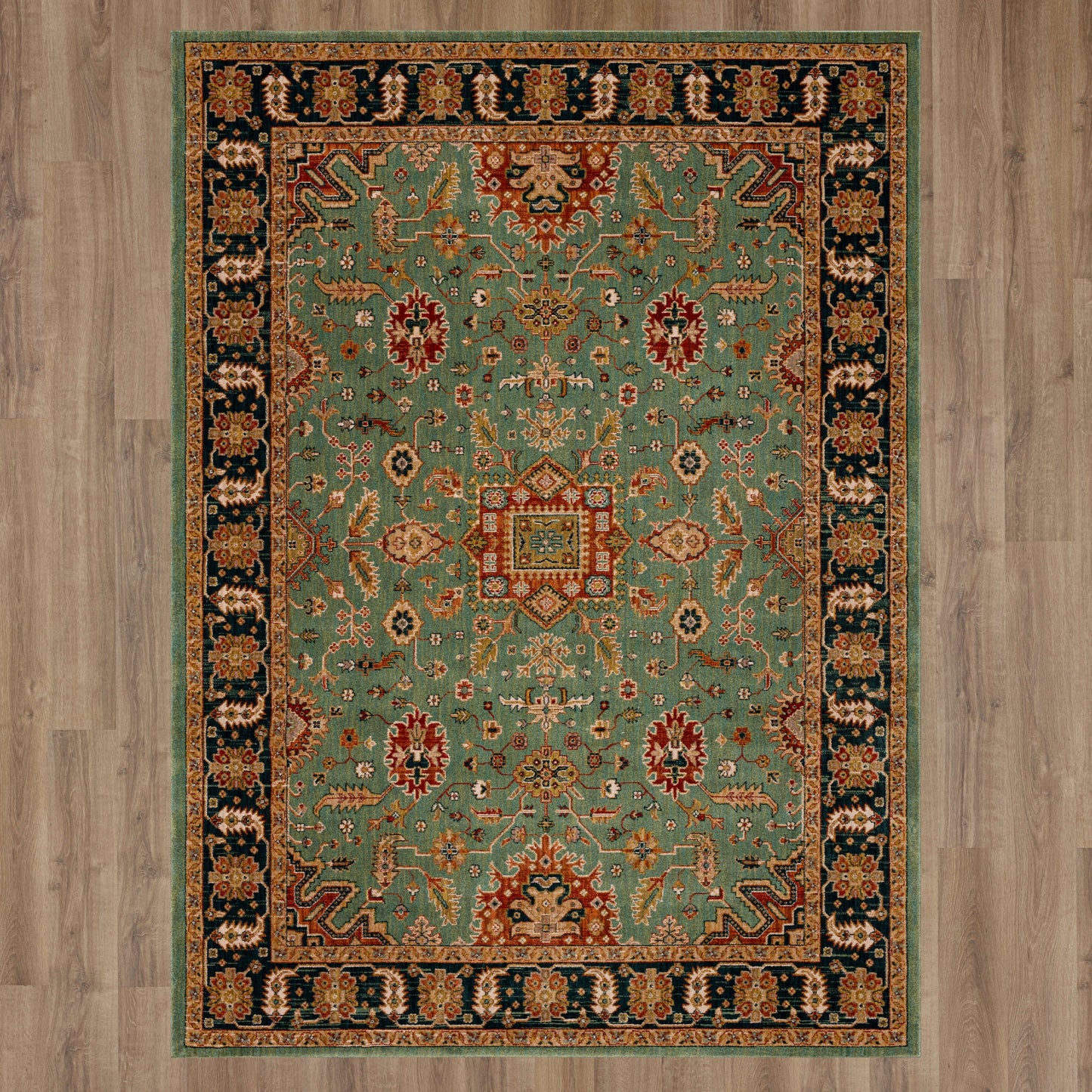 Deir Aquamarine Area Rug - Karastan