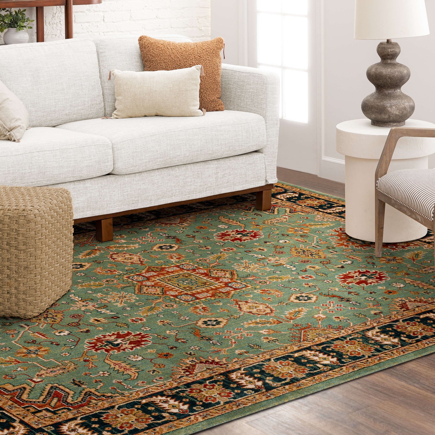 Deir Aquamarine Area Rug - Karastan