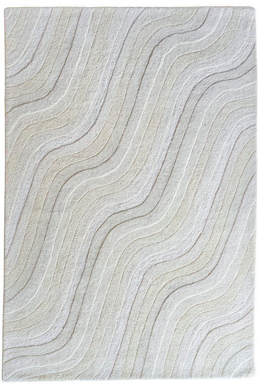 Denali 2914 Ivory Echo HandtuftedArea Rug - KAS