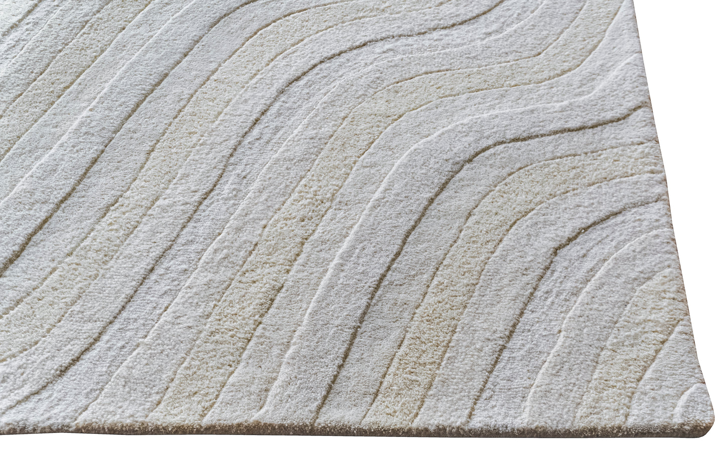 Denali 2914 Ivory Echo HandtuftedArea Rug - KAS