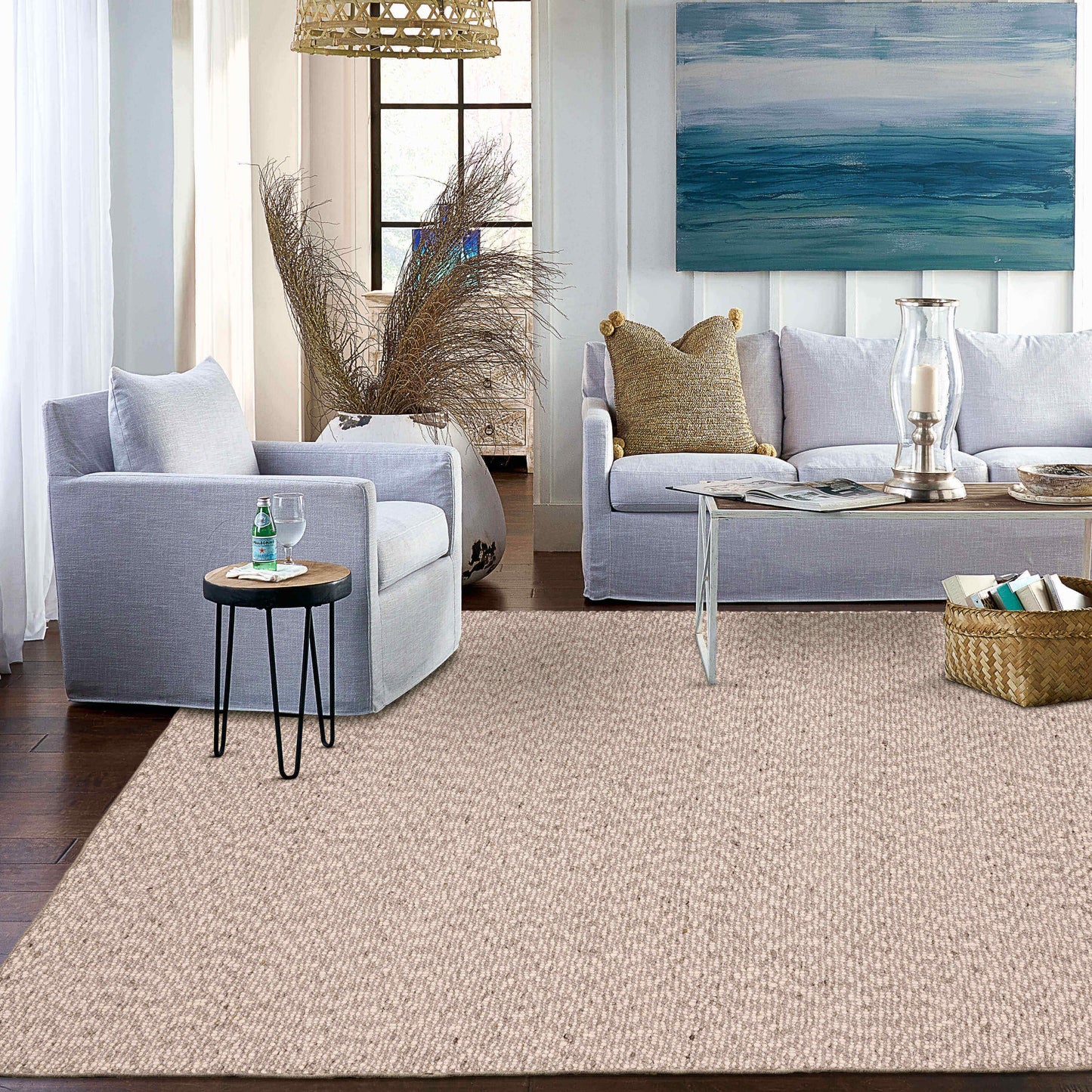 Desmond Dark Grey Area Rug - Karastan