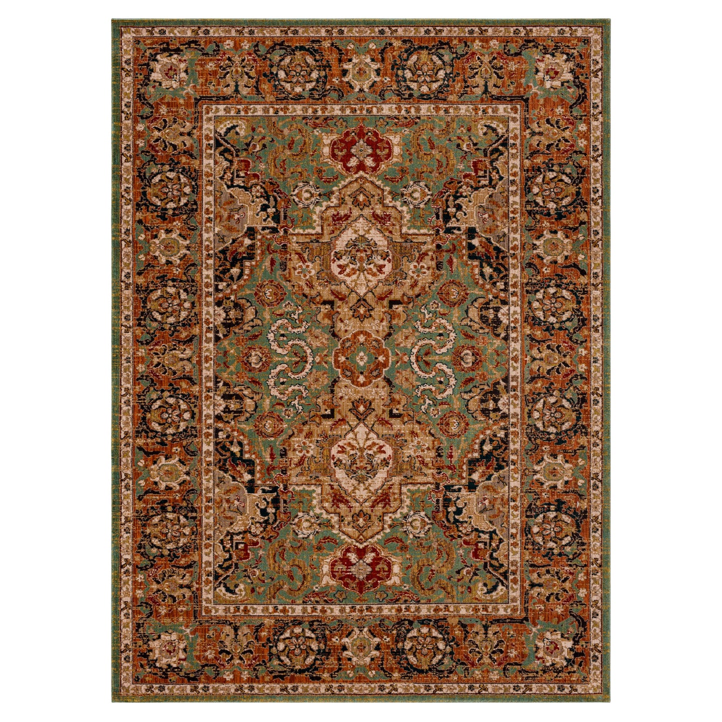 Dhahar Aquamarine Area Rug - Karastan
