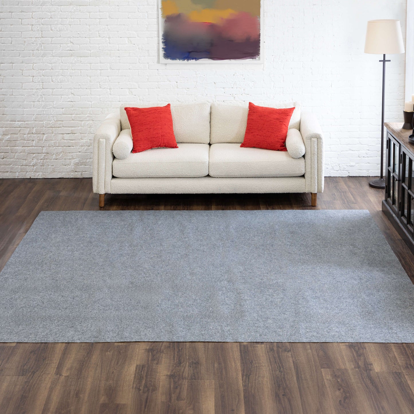 Mohawk Home Dual Surface Thin Lock Rug Pad Grey Rug Pad