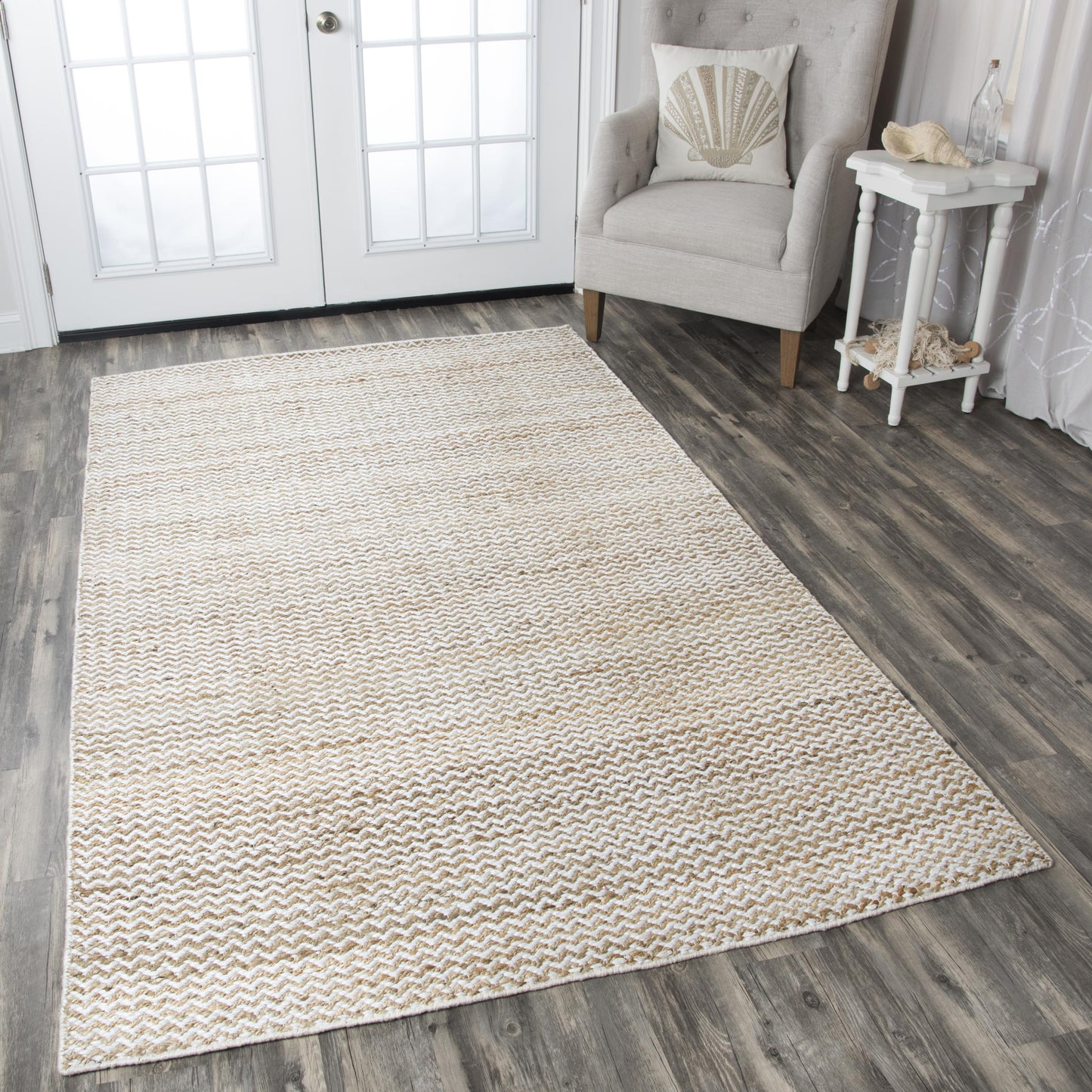 Ellington EG9030 Natural  Hand-Woven Rug - Rizzy