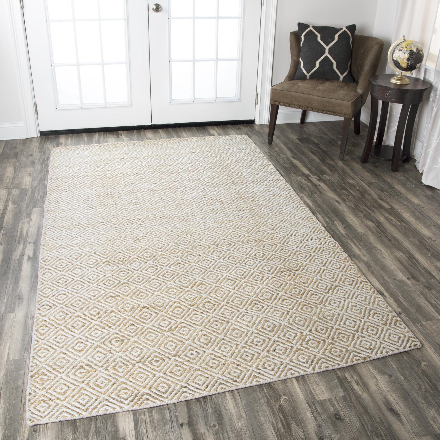 Ellington EG9034 Natural  Hand-Woven Rug - Rizzy