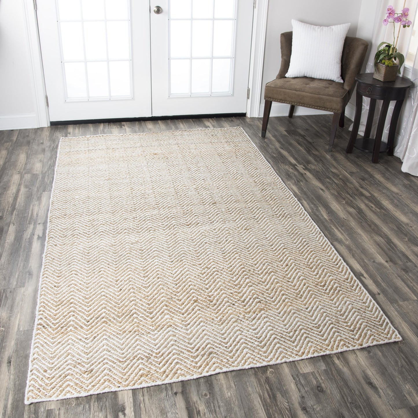Ellington EG9035 Natural  Hand-Woven Rug - Rizzy