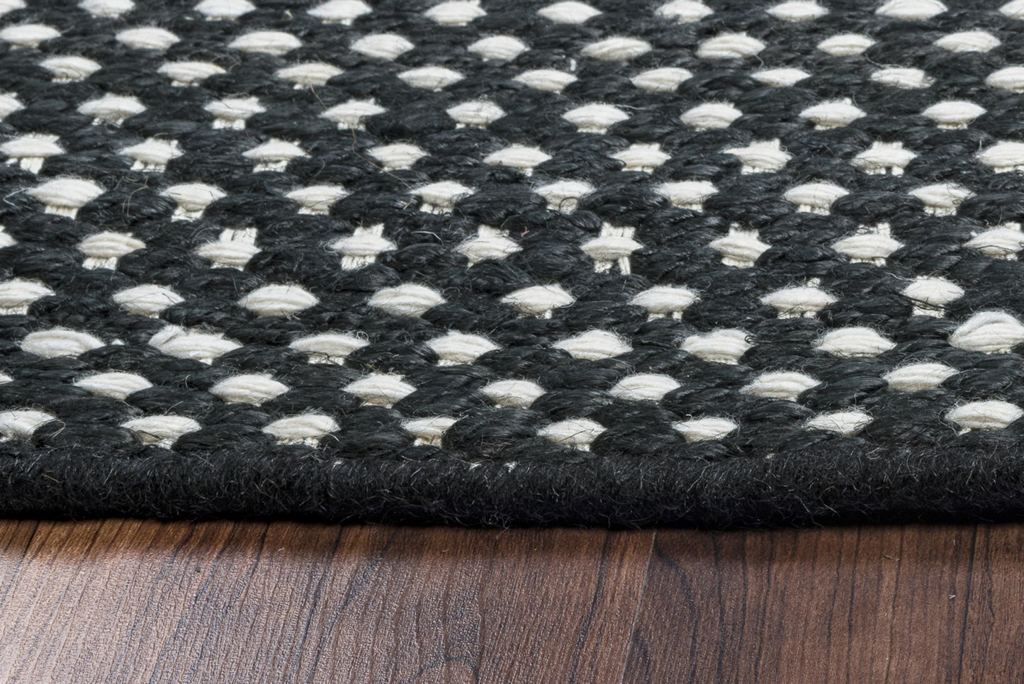 Ellington EG9038 Black Hand-Woven Rug - Rizzy