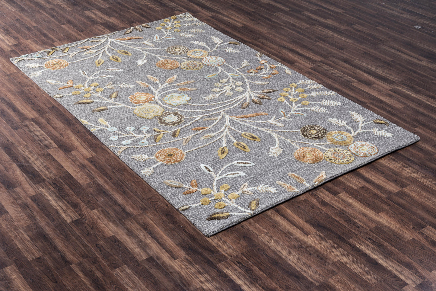 Eden Harbor EH8636 Gray Hand-Tufted Rug - Rizzy