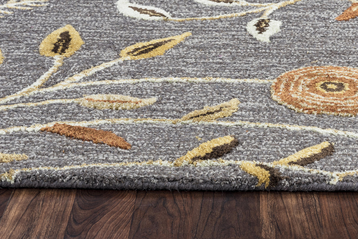 Eden Harbor EH8636 Gray Hand-Tufted Rug - Rizzy