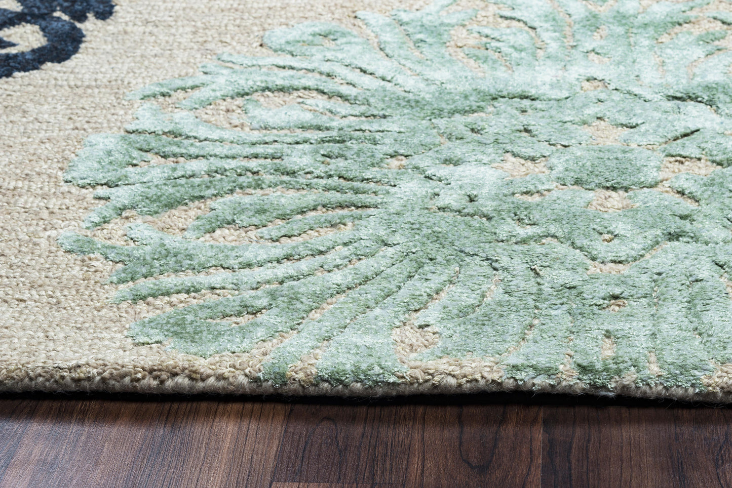Eden Harbor EH8640 Navy Hand-Tufted Rug - Rizzy