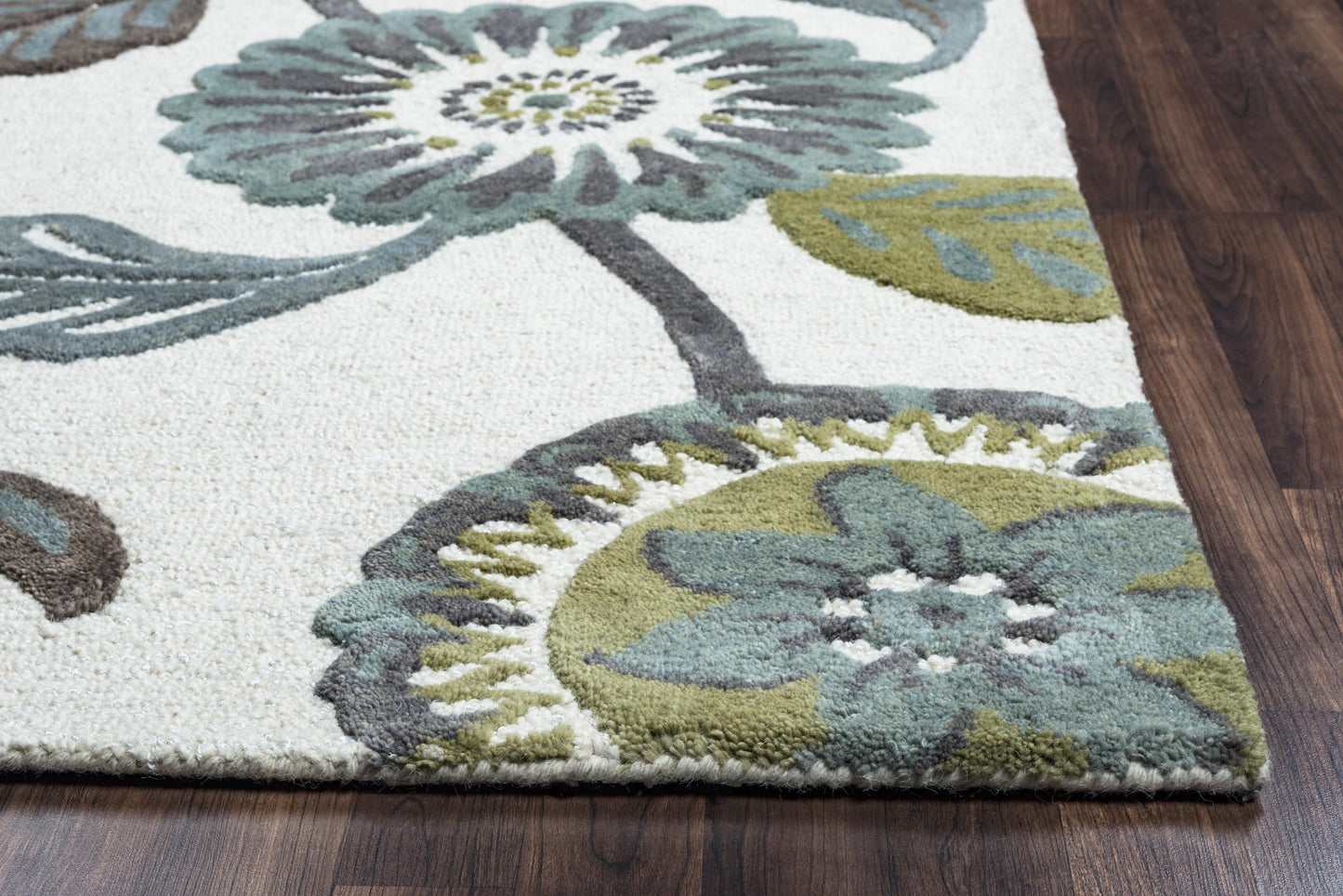 Eden Harbor EH8642 Ivory Hand-Tufted Rug - Rizzy