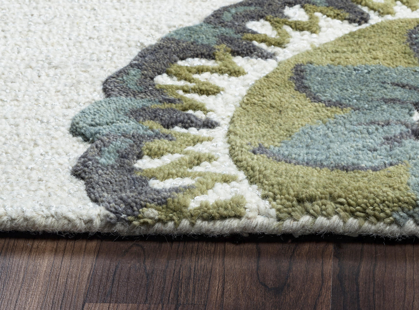 Eden Harbor EH8642 Ivory Hand-Tufted Rug - Rizzy