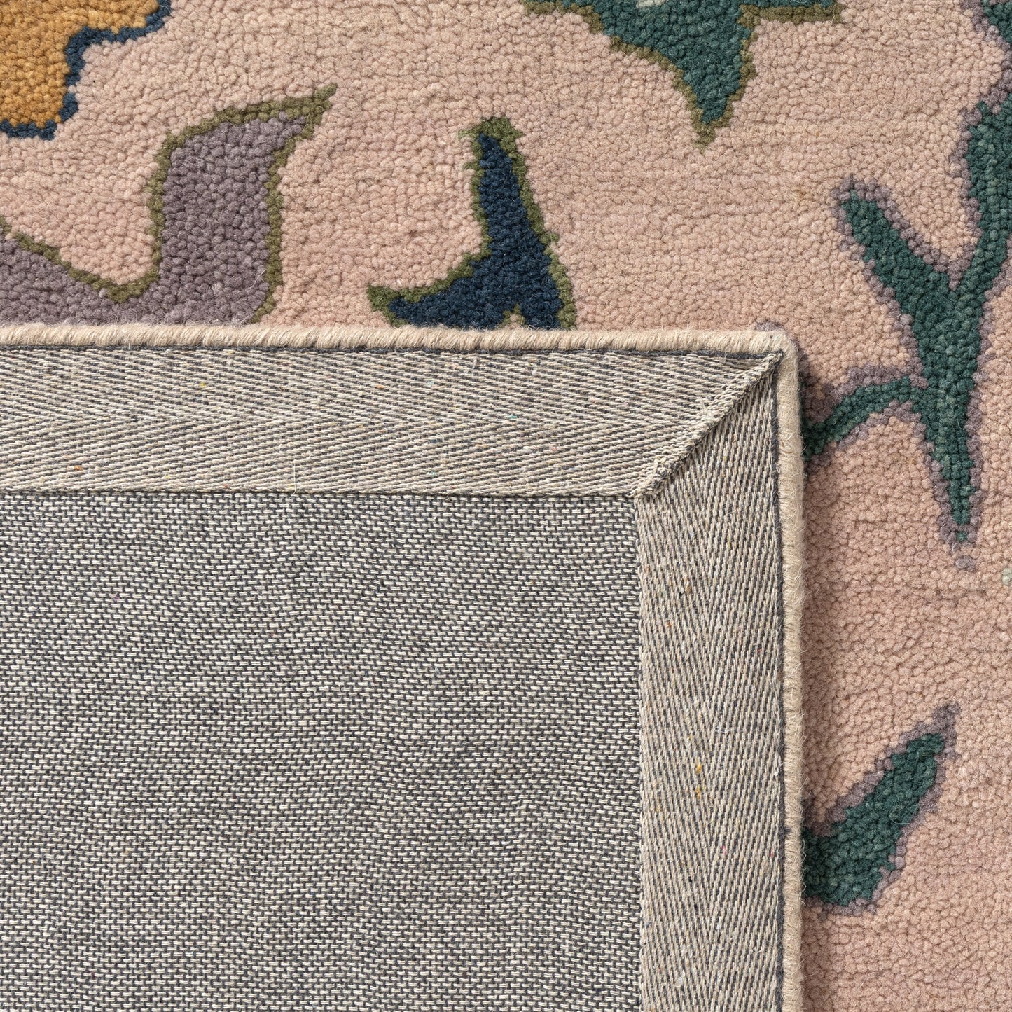 Elize-82946 Vintage Hand-Tufted Pink/Multi Cotton Indoor Area Rug - LR Home