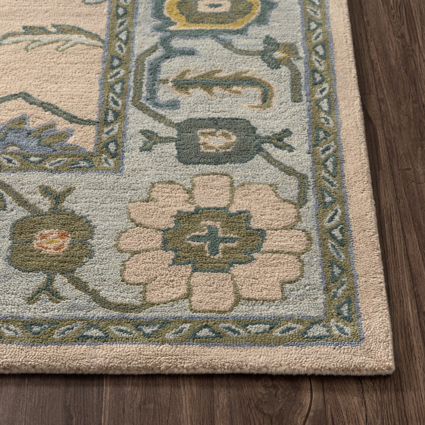 Elize-82947 Vintage Hand-Tufted Pink/Multi Cotton Indoor Area Rug - LR Home