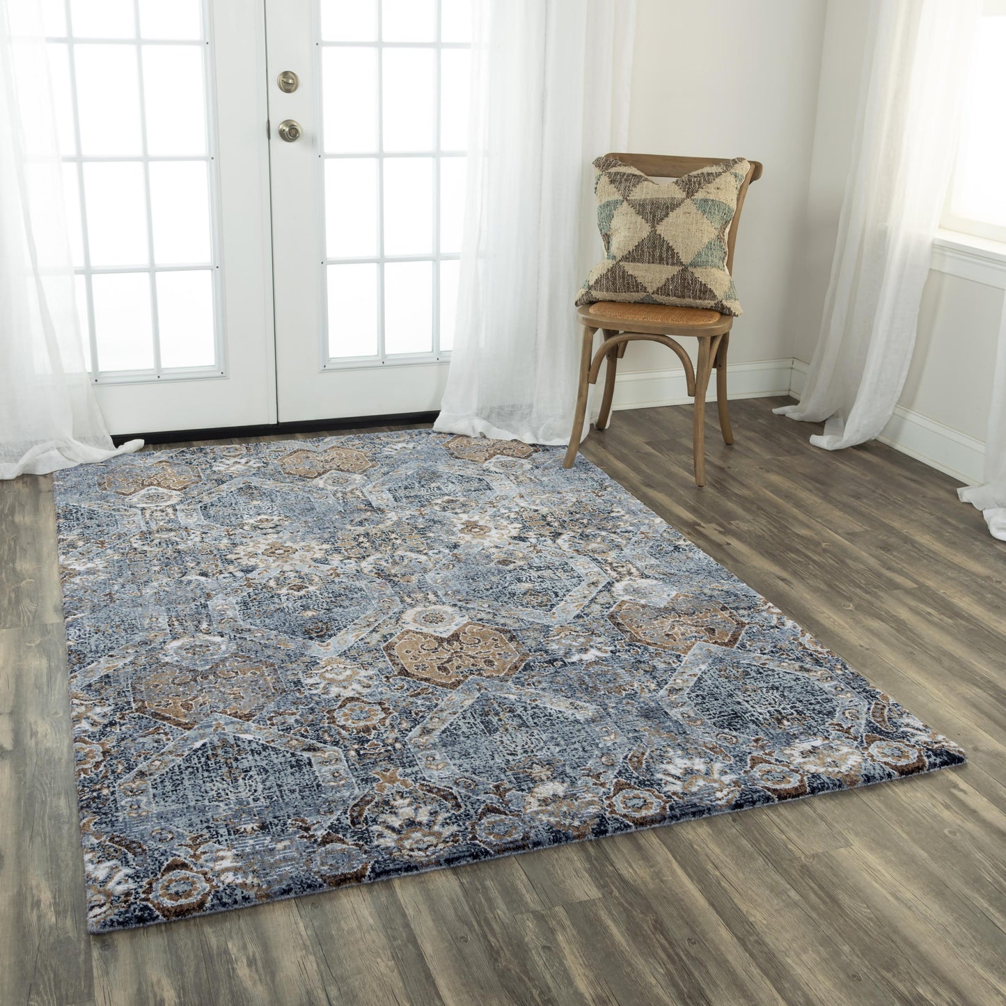 Elite ELT911 Gray Hybrid Rug - Rizzy